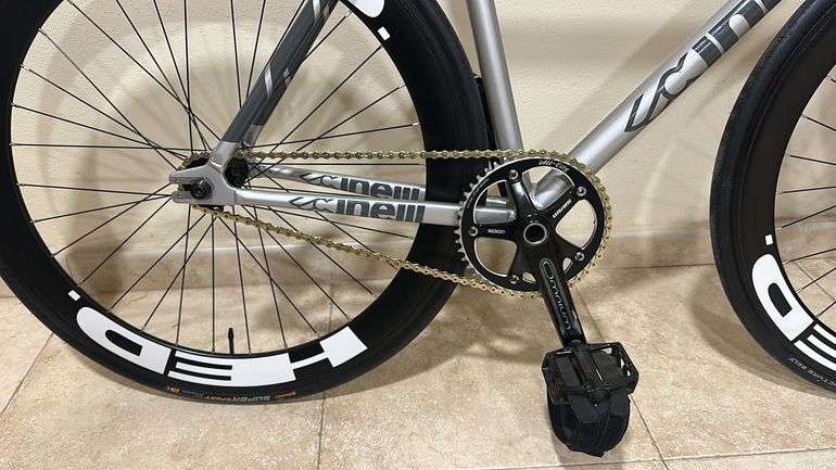 Used Sram Omnium Crankset 46T 165mm bike — image 2 of 2