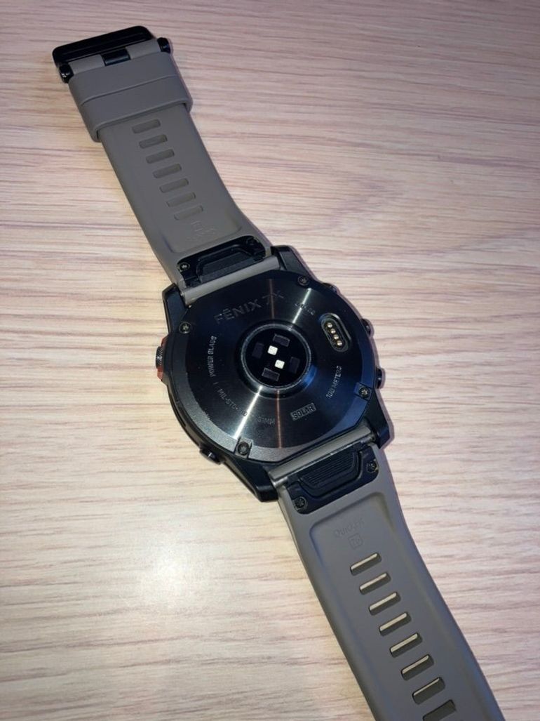 Used Garmin Fenix 7X Pro Solar 51mm Titanium Cas 2023 bike — image 3 of 7
