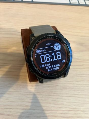 Used Garmin Fenix 7X Pro Solar 51mm Titanium Cas 2023 bike — image 6 of 7