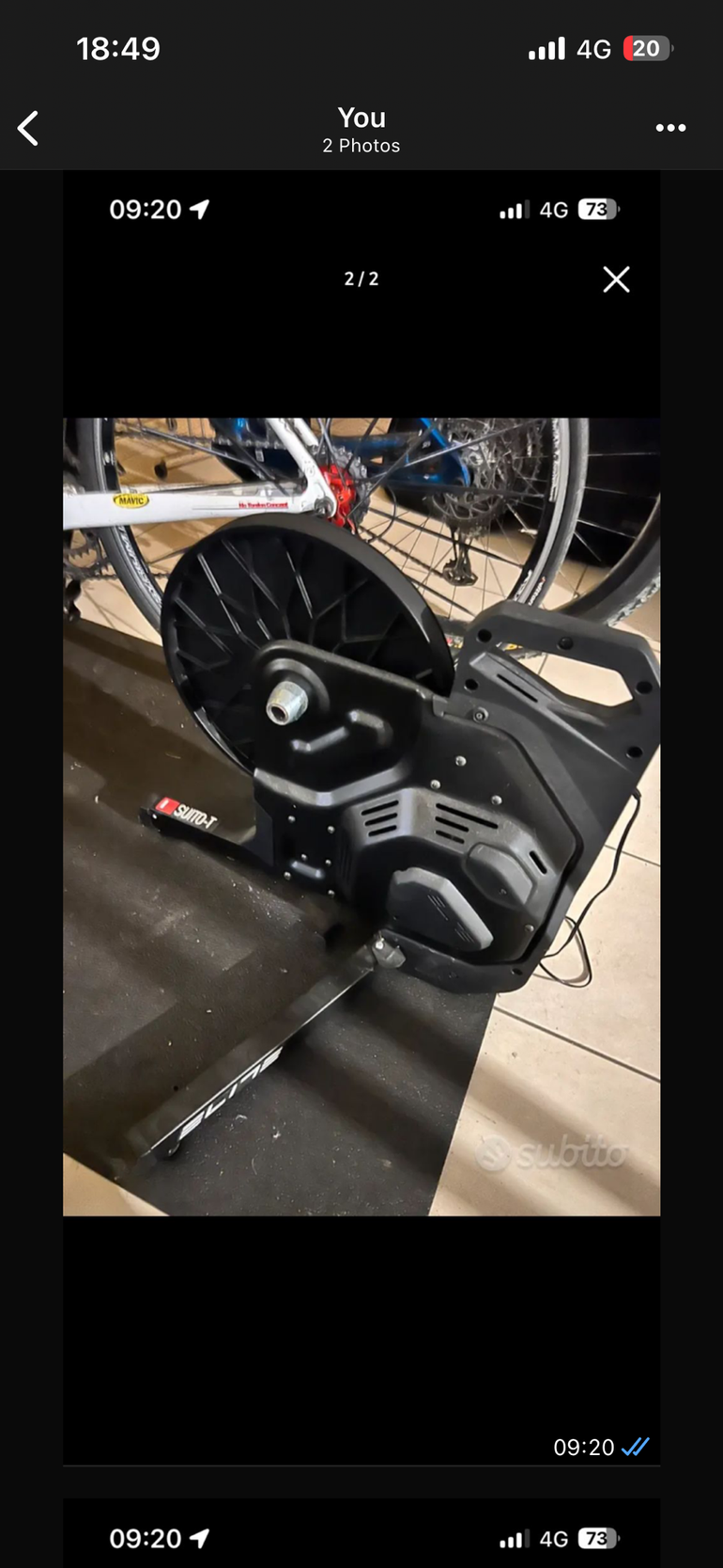 Used Elite Suito-T Trainer 2023 bike — image 2 of 2