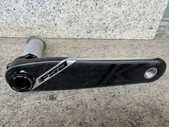 Used Fsa K-Force Carbon Crankset with Power2Max 2025 bike — image 2 of 3