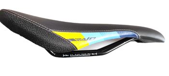 Used Lapierre Raid Saddle Black w/Yellow and Blue decals bike — image 8 of 10