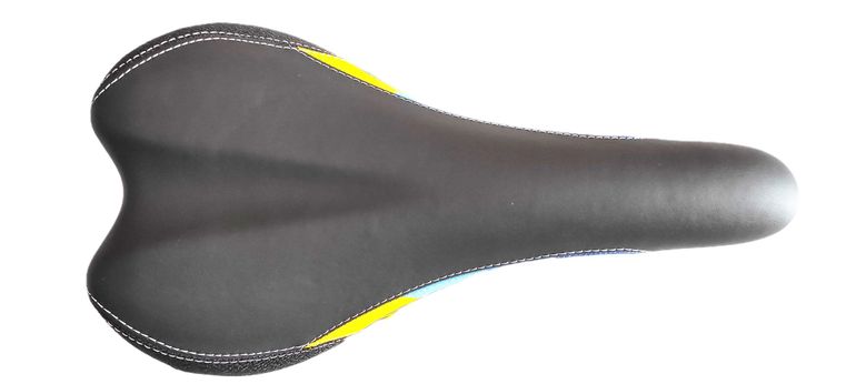 Used Lapierre Raid Saddle Black w/Yellow and Blue decals bike — image 2 of 10