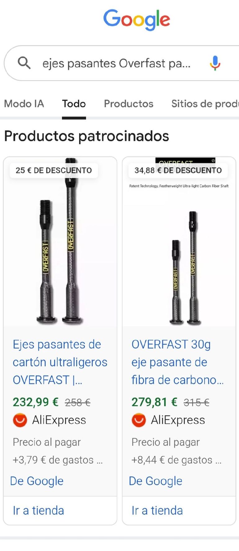 Used Overfast Thru Axle 2025 bike — image 3 of 3