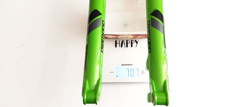 Used Dvo Diamond Boost Suspension Bottom Case Assembly 27.5" 15x110mm Green bike — image 11 of 11