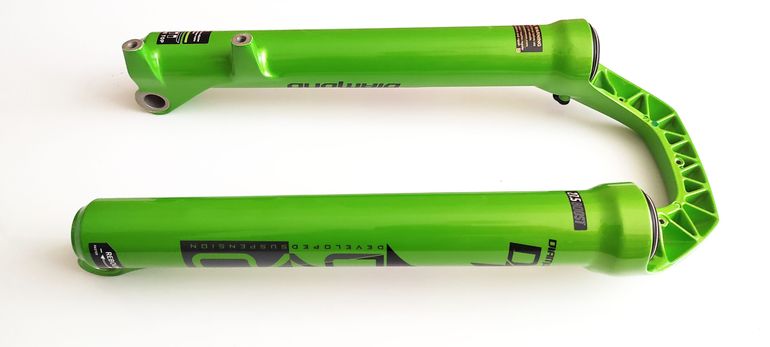 Used Dvo Diamond Boost Suspension Bottom Case Assembly 27.5" 15x110mm Green bike — image 6 of 11