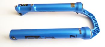 Used Dvo Sapphire D1 Boost Bottom Case Assembly 27.5" 15x110mm Blue bike — image 7 of 12