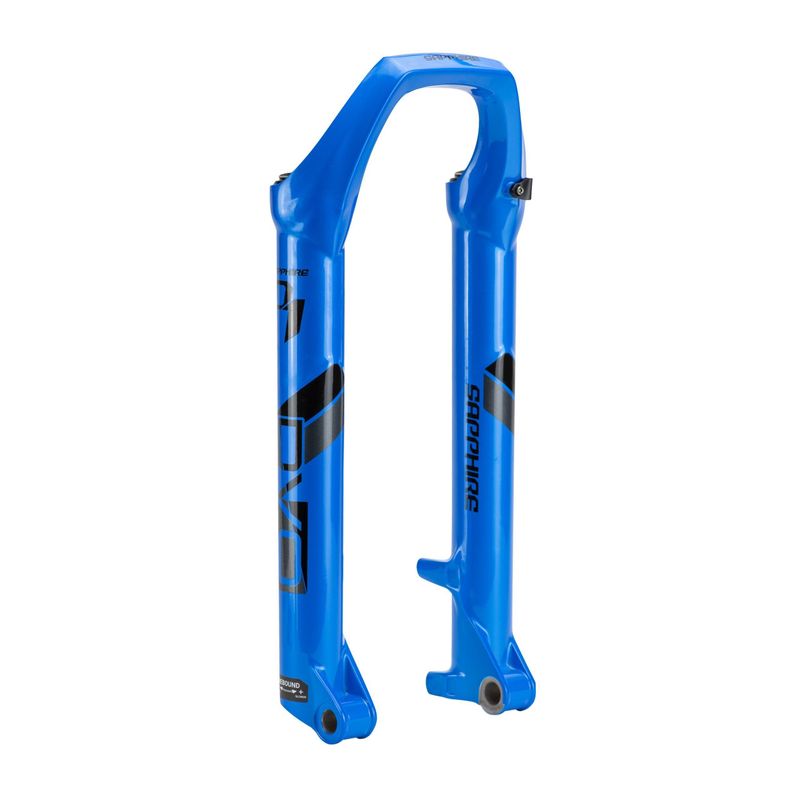 Used Dvo Sapphire D1 Boost Bottom Case Assembly 27.5" 15x110mm Blue Fork