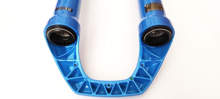 Used Dvo Sapphire D1 Boost Bottom Case Assembly 27.5" 15x110mm Blue bike — image 8 of 12