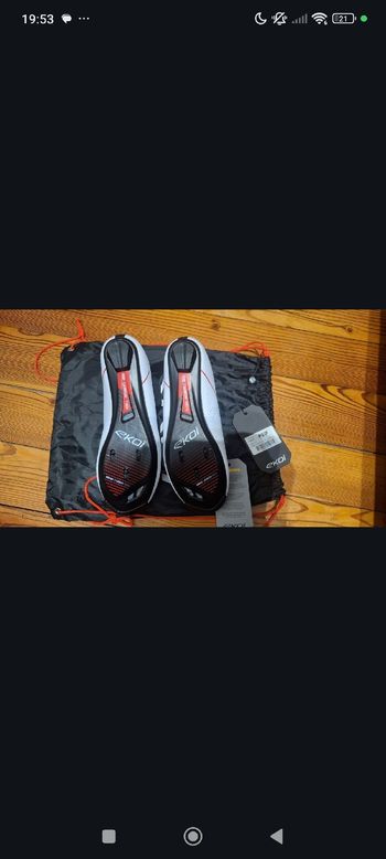 Used Ekoi Chaussures router R4 Blanca Rouge 43 2025 bike — image 4 of 7