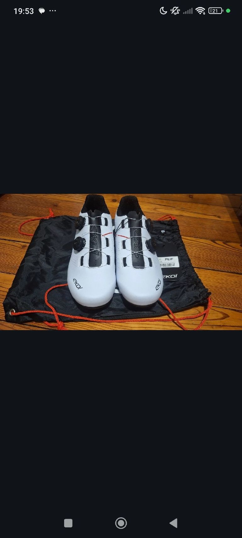 Used Ekoi Chaussures router R4 Blanca Rouge 43 2025 bike — image 1 of 7