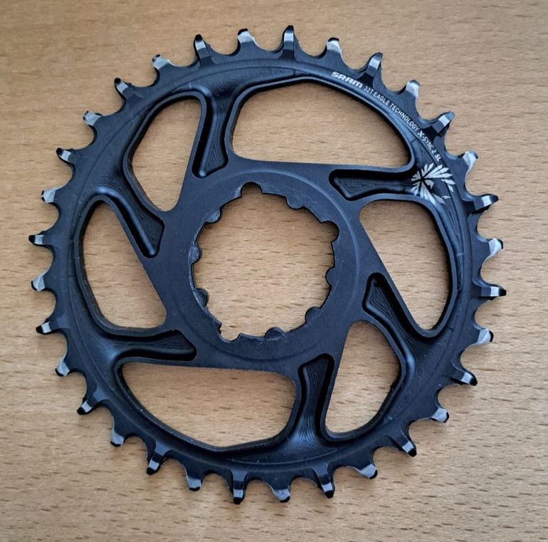 Used Sram XX1 Eagle X-Sync 2 SL 32T Direct Mount Boost 3mm Offset bike — image 2 of 3