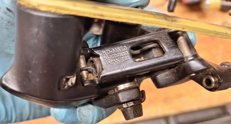 Used Shimano Deore LX gold special edition bike — image 7 of 11