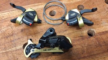 Used Shimano Deore LX gold special edition bike — image 6 of 11
