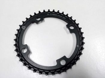 Used Gates Carbon Drive Plato CDX 39T Aluminio 4B BCD104 CT11394AA bike — image 3 of 4