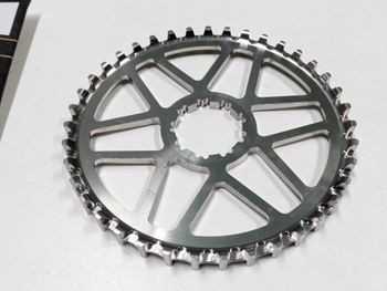 Used Gates Carbon Drive Piñon Gates CDX 39T trasero inox Shimano HG CT1139SMN bike — image 3 of 3