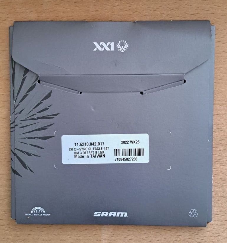 Used Sram XX1 Eagle X-Sync 2 SL 34T Direct Mount Boost 3mm Offset bike — image 2 of 4