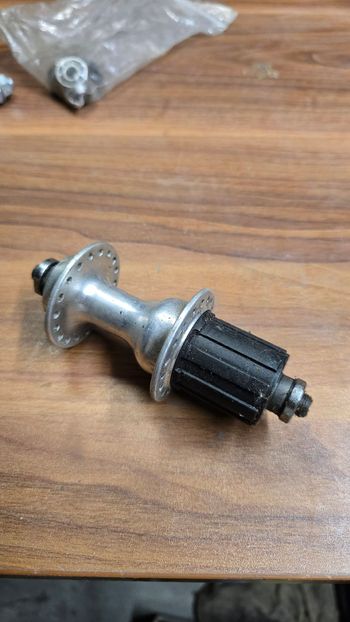 Used Shimano Moyeux Avant Vintage Chrome bike