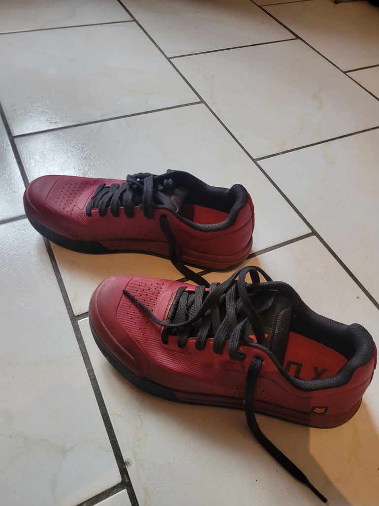 Used Fox Union chaussures pour pédales plates rouge 41 bike — image 3 of 5