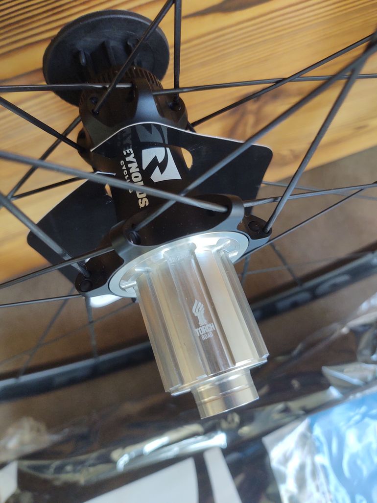 Used Reynolds Blacklabel Aero 46 DB TubelessReady 700c Wheelset bike — image 5 of 6