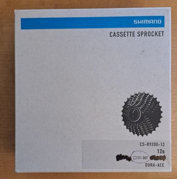 Used Shimano Dura-Ace CS-R9200 12v 11-30T Cassette Sprocket bike — image 2 of 2