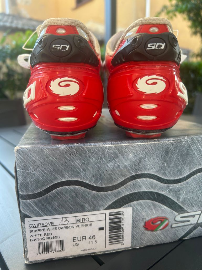Used Sidi Scarpe wire Carbon vernice bike — image 5 of 6