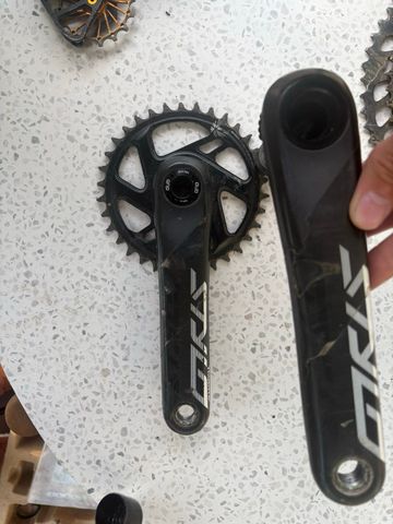 Używany truvativ stylo carbon cranks cranks Drivetrain & Pedals