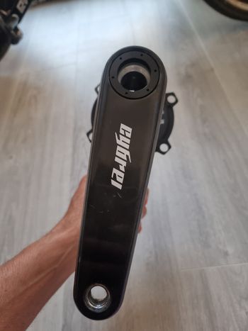 Used Cybrei 24 Axle Carbon Crank with power meter bike — image 4 of 8