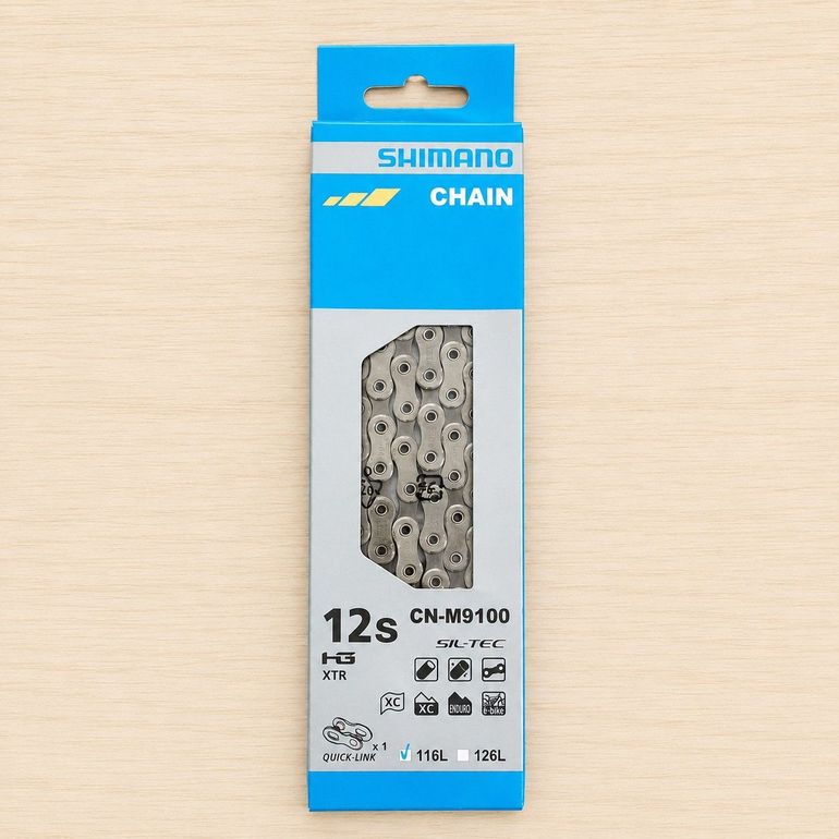 Used Shimano Corrente XTR CN-M9100 12s Quick-Link 116 Elos bike — image 4 of 5