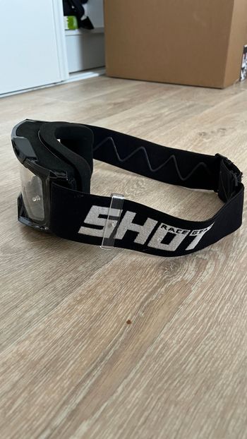 Used Shot Racegear Assault 2.0 Goggles Solid Black Enduro bike — image 2 of 5