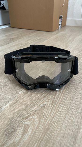Used Shot Racegear Assault 2.0 Goggles Solid Black Enduro bike