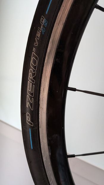 Used Planet  X AL30 Front Wheel with Pirelli PZero bike — image 2 of 5