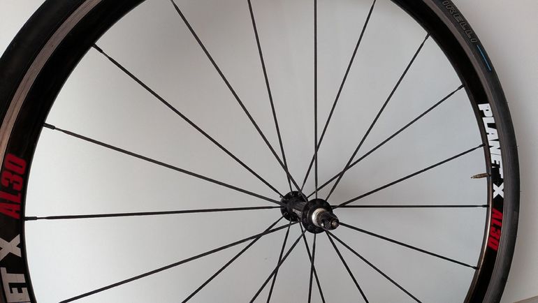 Used Planet  X AL30 Front Wheel with Pirelli PZero bike — image 5 of 5