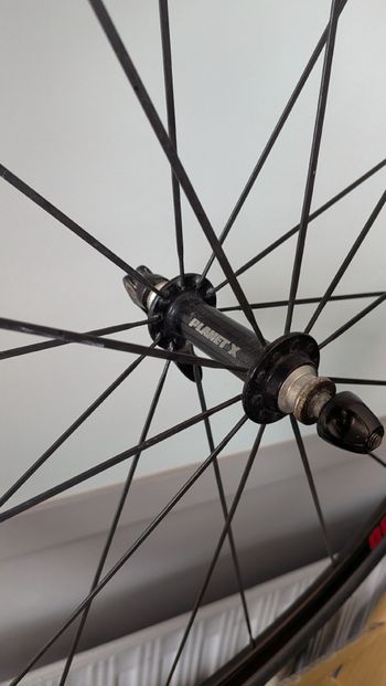 Used Planet  X AL30 Front Wheel with Pirelli PZero bike — image 4 of 5