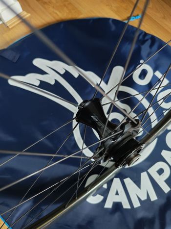 Used Campagnolo Bora WTO 33 Dark Label Disc bike — image 11 of 12