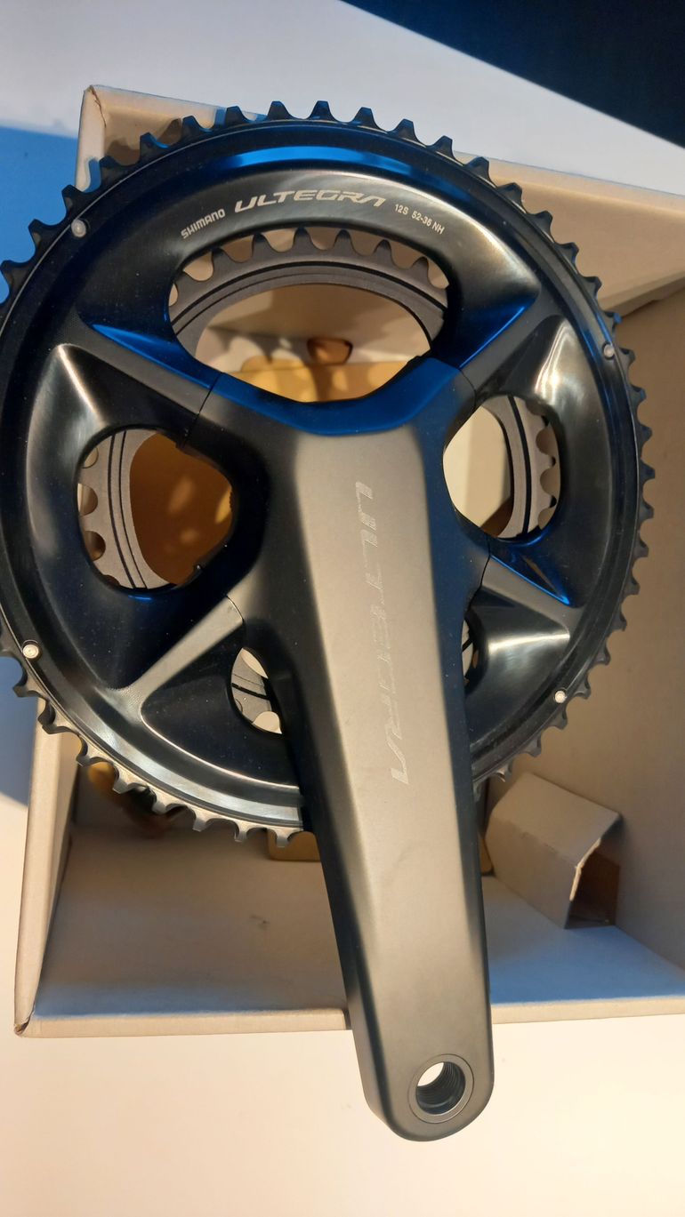 Used Shimano Ultegra 12 speed crankset 52-36 172.5mm 2025 bike — image 1 of 2