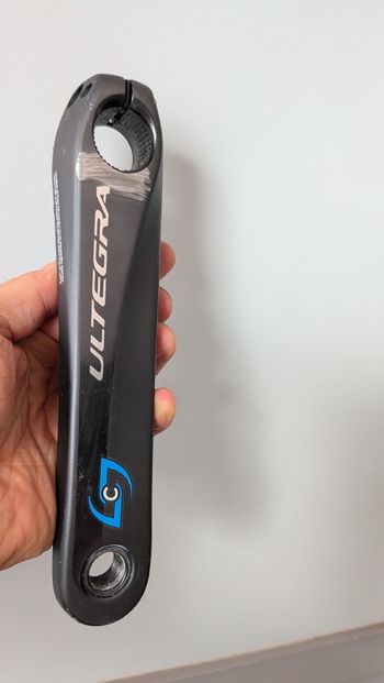 Used Stages Ultegra 6800 165mm Left Crank bike