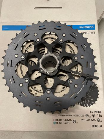 Used Shimano Deore XT CS-M7000 11-42T bike — image 2 of 2