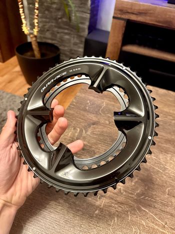 Used Shimano Dura Ace r9200 52T-36T 2x12speed Chainrings bike — image 5 of 5