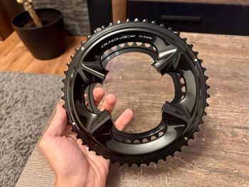 Used Shimano Dura Ace r9200 52T-36T 2x12speed Chainrings bike — image 2 of 5