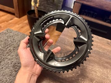 Shimano Dura Ace r9200 52T-36T 2x12speed Chainrings Drivetrain & Pedals usato