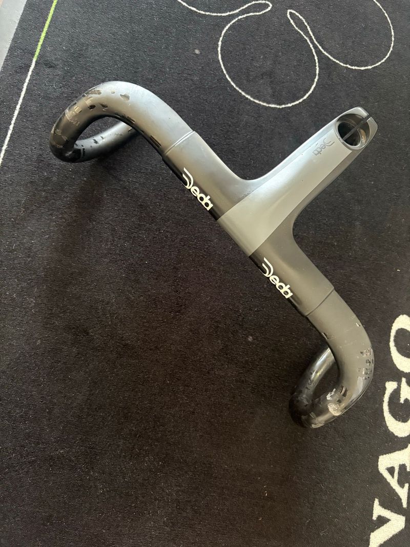 Used Deda Elementi Alanera Integrated Handlebar Cockpit