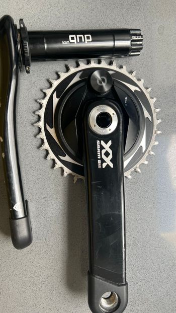 Used Sram Eagle XX SL Crank with Powermeter 2024 bike