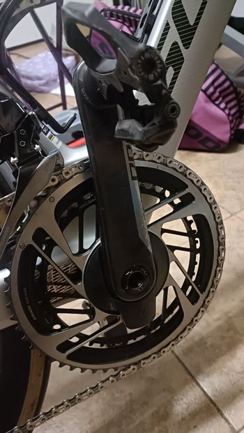 Used Sram Red Chainrings 56/43 with Powermeter 2025 bike