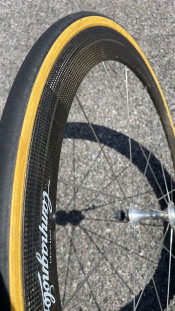 Used Campagnolo Bora First Generation Tubular Wheels bike — image 4 of 11