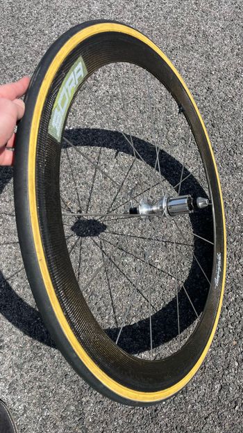 Used Campagnolo Bora First Generation Tubular Wheels bike — image 6 of 11
