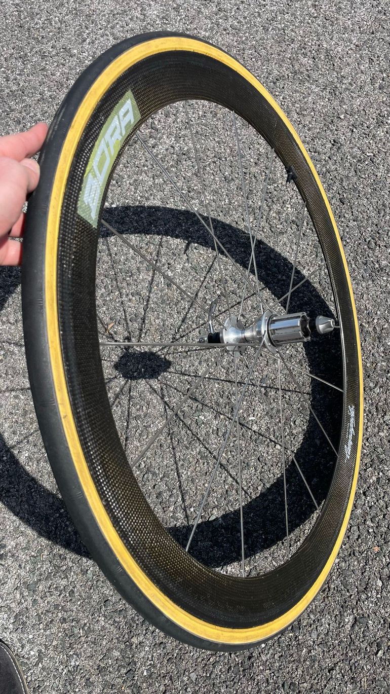 Used Campagnolo Bora First Generation Tubular Wheels bike — image 6 of 11