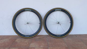 Used Campagnolo Bora First Generation Tubular Wheels bike — image 10 of 11