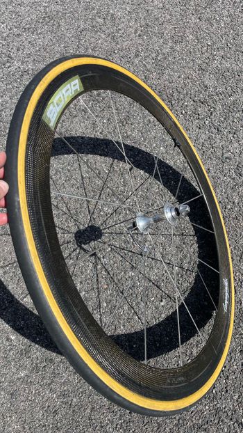 Used Campagnolo Bora First Generation Tubular Wheels bike — image 3 of 11