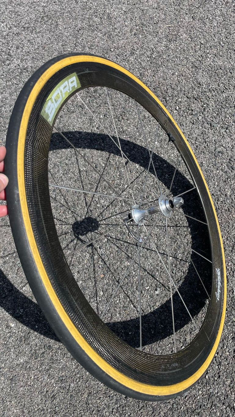 Used Campagnolo Bora First Generation Tubular Wheels bike — image 3 of 11